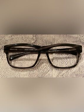 Alain Mikli Eyeglass Frames A01193 B017 Men Acetate Tortishell Vintage Italy Vtg